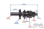 COUNTERSHAFT ASSY, ENGINE ZC9001 4T