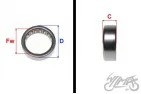 BEARING, NEEDLE GEARBOX HK13,5-20-12 4T