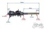 SHAFT, KICK STARTER 4T