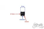 BUSH, REAR DAMPER DIA. 12