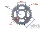 SPROCKET, REAR WHEEL NT:38 420
