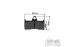 REAR BRAKE PAD SET FOR CF MOTO