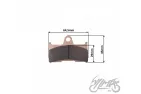 REAR BRAKE PAD SET FOR CF MOTO Sintered