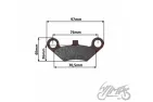 REAR BRAKE PAD SET FOR CF MOTO OEM