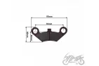 REAR BRAKE PAD SET FOR CF MOTO