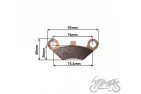 REAR BRAKE PAD SET FOR CF MOTO OEM Sintered