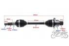 CONSTANT VELOCITY DRIVE SHAFT RH, REAR AXLE FOR CFMOTO 500 800