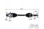 CONSTANT VELOCITY DRIVE SHAFT RH, REAR AXLE FOR CF MOTO 450 520