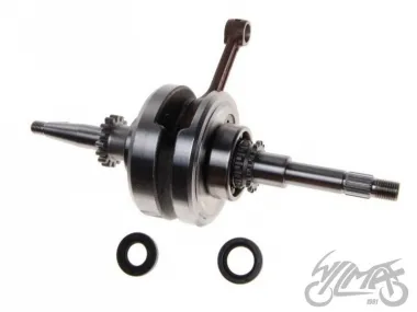 CRANKSHAFT ASSY WILMAT 4T, OIL PUMP GEAR: 16T, BEARINGS