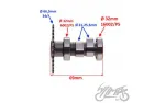 CYLINDER SET W/HEAD ASSY 80 CCM 4T