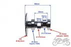 CAMSHAFT 4T 50cc