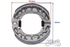 GALINIŲ STABDŽIŲ KALADĖLIŲ KOMPLEKTAS KINROAD XT50QT-2 GY6 50 139QMB