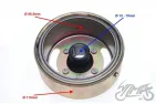 FLYWHEEL, MAGNETO MINI ENDURO 125 CC 2 COILS