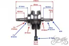 Alkūninis velenas, Zongshen cross 250 variklis CB250D-G