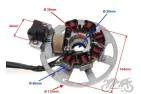 STATOR ASSY, GENERATOR/IGNITER W/O FLYWHEEL 2T 6 WIRES