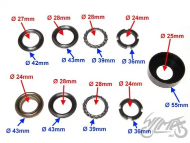 BEARING SET, STEERING