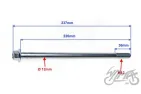AXLE, FRONT WHEEL M12X1,25X220