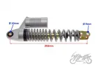 DAMPER, REAR SUSPENSION WITH GAS CONATINER