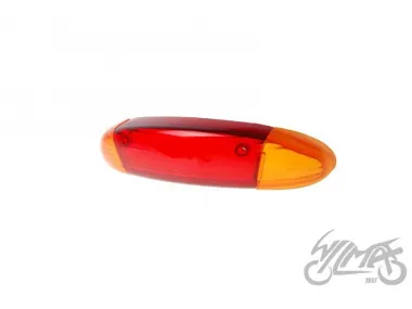 LENS SET, REAR LAMP QT-4 AMBER INDICATOR, RIBBED GLASS
