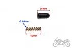 DAMPER SET, SPRING+RUBBER CAP QT-4 4ELEMENTS
