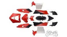 BODY COVER SET, RED FOR LONGJIA LJ50