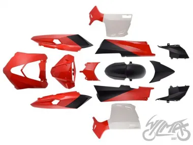 BODY COVER SET, RED FOR LONGJIA LJ50