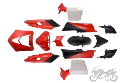 BODY COVER SET, RED FOR LONGJIA LJ50