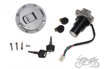 MAIN SWITCH, IGNITION W/LOCK SET NEKEN SHAFT STREET W/FUEL TAP