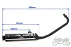 MUFFLER ASSY, W/EXHAUST PIPE NEKEN SHAFT STREET