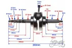 CRANKSHAFT ASSY ATV 110 AUTOMATIC