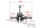 CRANKSHAFT ASSY ATV 163ML