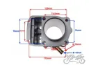 CYLINDER DIA. 63,00 ATV200 LONCIN LC W/O PISTON