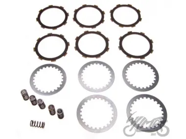 CLUTCH ELEMENTS SET, FRICTION(6),METAL(5),SPRINGS(6) ATV200