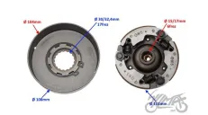 CLUTCH ASSY ATV 110 AUTOMATIC