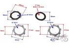 PLATE SET, FRICTION&METAL ATV 110 AUTOMATIC, SEMI AUTOMATIC