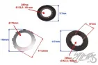 PLATE SET, CLUTCH FRICTION&STEEL LIFAN GO-KART 160/200