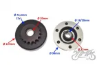 CLUTCH ASSY, CENTRIFUGAL LIFAN GO-KART 160/200
