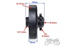 CLUTCH ASSY, CENTRIFUGAL LIFAN GO-KART 160/200
