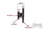 GEAR, INTERMED. ELECTRIC STARTER MOTOR ATV200