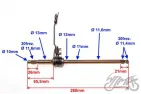 SHAFT, GEAR SHIFT ATV 110 SEMI AUTOMATIC LOWER STARTER MOTOR