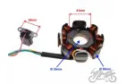 STATOR ASSY, GENERATOR/IGNITER ATV70 8 COILS