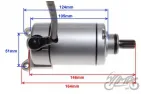 STARTER MOTOR ASSY, 10-TOOTH SPLINE ATV200