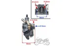 KARBURATORIUS ATV150/200/250
