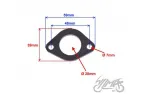 PLATE, INTAKE PIPE HEAT INSULATION ATV200 B