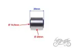 BUSH, METAL-RUBBER COMP., SWINGARM (D/d/L): 28/14.5/29