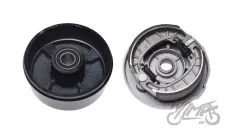 HUB, WHEEL FRONT LH W/DRUM BRAKE 4 BOLTS