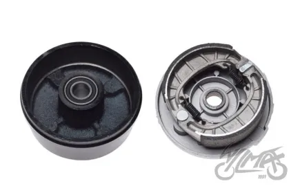 HUB, WHEEL FRONT LH W/DRUM BRAKE 4 BOLTS