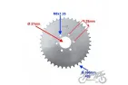 SPROCKET, REAR AXLE ATV200 NT:40 428