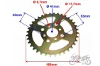 GALINĖ ŽVAIGŽDUTĖ ATV250 36 DANTYS 520