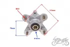 HUB, FRONT WHEEL ATV 250 STXE